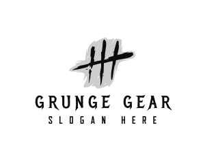 Punk Grunge Scratch logo
