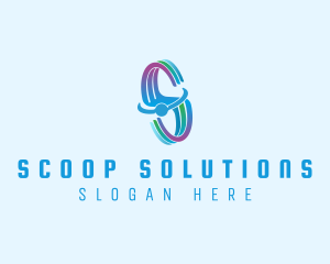 Corporation Orbit Letter S logo design