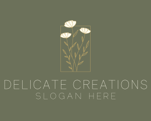 Aesthetic Flower Garden logo design