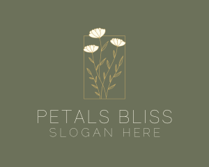 Aesthetic Flower Garden logo design