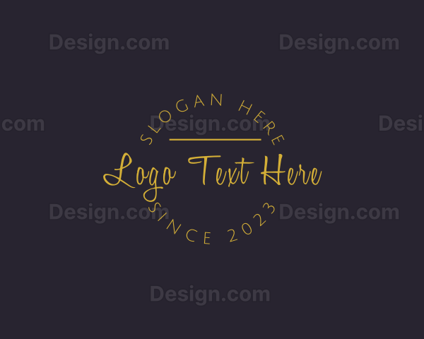 Cursive Company Business Logo