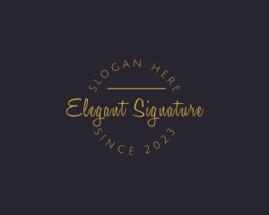 Cursive Company Business logo design