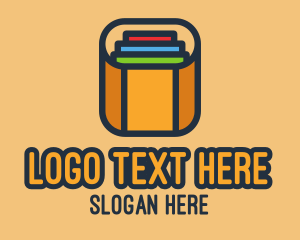 Paper - Paper Document Box logo design