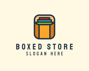 Paper Document Box logo design