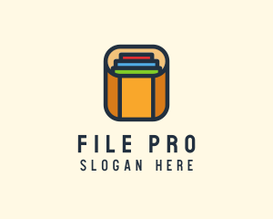 Paper Document Box logo design