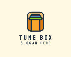 Paper Document Box logo design