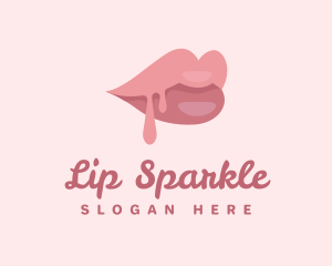 Beauty Female Lips logo design