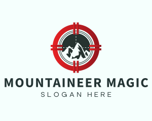 Mountain Peak Target  logo design