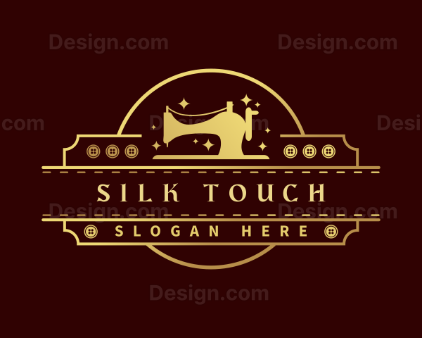 Tailor Sewing Machine Logo