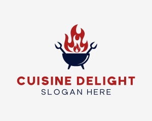 Fire Grill Restaurant logo design