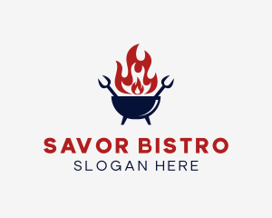 Fire Grill Restaurant logo design