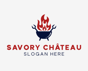 Fire Grill Restaurant logo design