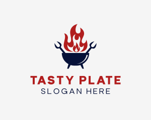 Fire Grill Restaurant logo design