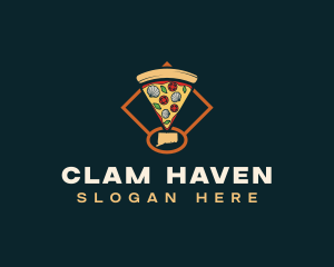 Connecticut Clam Pizza logo design