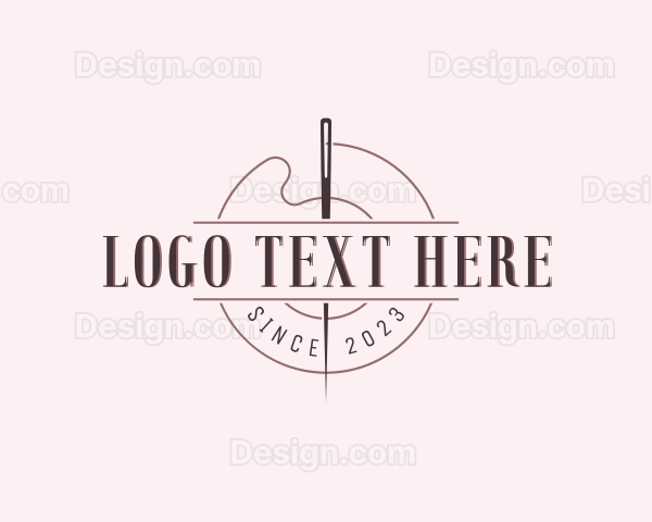 Sewing Needle Thread Logo