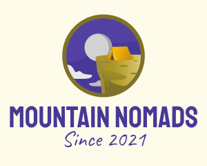 Mountain Peak Camping logo design