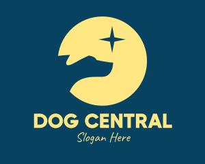 Night Dog Star  logo design