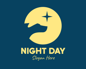 Night Dog Star  logo design