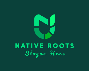 Natural Agriculture Letter N logo design