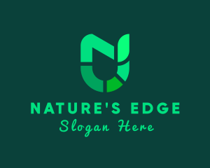 Natural Agriculture Letter N logo design