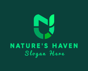 Natural Agriculture Letter N logo design