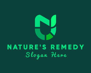 Natural Agriculture Letter N logo design