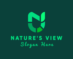 Natural Agriculture Letter N logo design