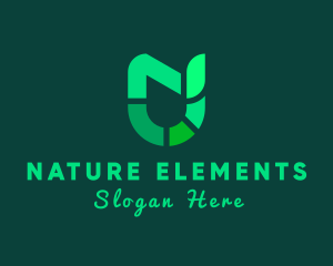 Natural Agriculture Letter N logo design