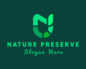 Natural Agriculture Letter N logo design