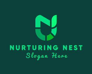 Natural Agriculture Letter N logo design