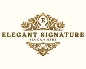 Elegant Jewelry Crest logo design