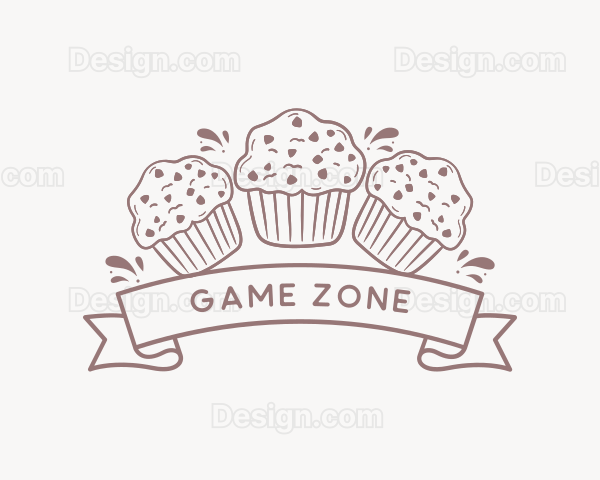 Muffin Cupcake Dessert Logo