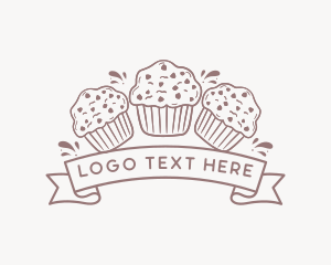 Muffin Cupcake Dessert logo