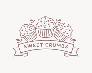 Muffin Cupcake Dessert logo