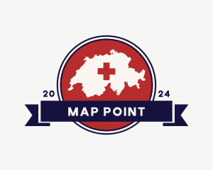 Switzerland Geography Map  logo