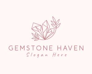 Natural Crystal Gem logo design