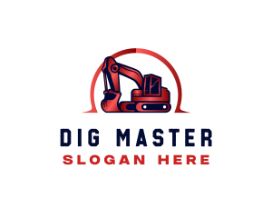 Industrial Digging Demolition logo design