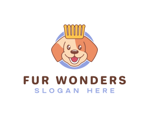 Puppy Comb Crown logo