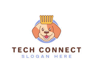 Puppy Comb Crown logo