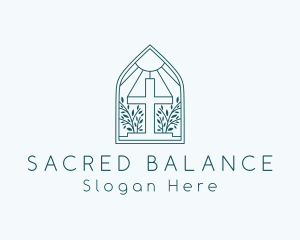 Parish Church Altar logo design