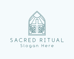 Parish Church Altar logo design