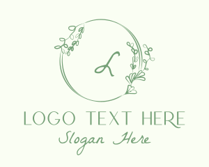 Decorative Green Vine logo