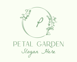 Decorative Green Vine logo design