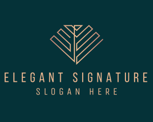 Elegant Diamond Boutique logo design