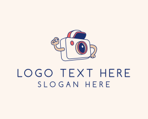 Photograph - Camera Boy Vlogger logo design