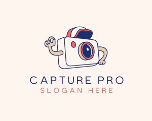 Camera Boy Vlogger logo design