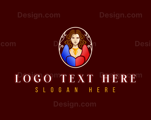 Woman Filipiniana Dress Logo