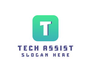 Modern Tech Company logo design