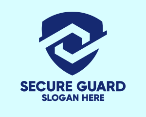 Blue Company Shield  logo