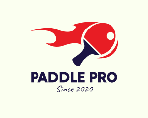 Blazing Table Tennis Paddle logo